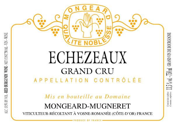 Rượu vang đỏ Mongeard-Mugneret Echezeaux Vieilles Vignes Grand Cru 2009
