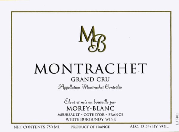 Rượu vang trằng Morey-Blanc Montrachet Grand Cru 2002
