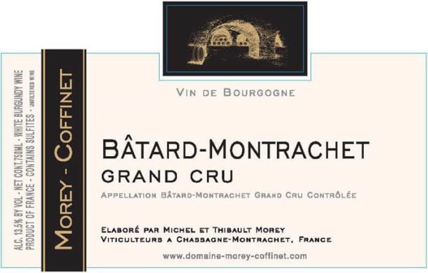 Rượu vang trằng Morey-Coffinet Batard Montrachet Grand Cru 2011