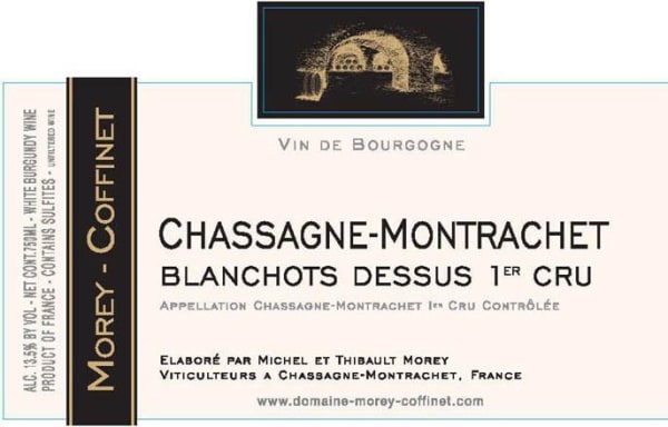 Rượu vang trằng Morey-Coffinet Chassagne-Montrachet Blanchots Dessus Premier Cru 2012