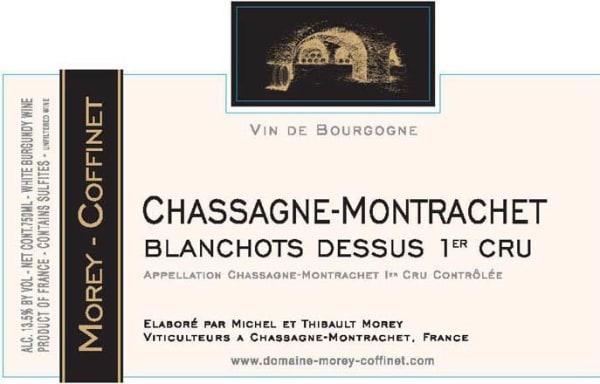 Rượu vang trằng Morey-Coffinet Chassagne-Montrachet Blanchots Dessus Premier Cru 2014