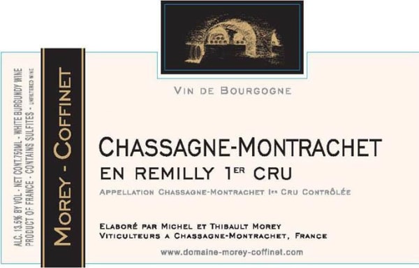 Rượu vang trằng Morey-Coffinet Chassagne-Montrachet En Remilly Premier Cru 2020