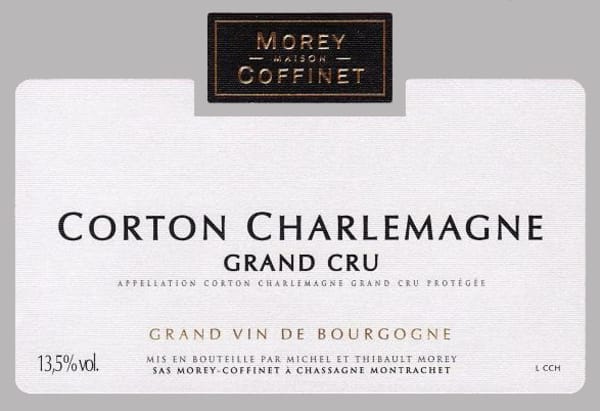 Rượu vang trằng Morey-Coffinet Corton Charlemagne Grand Cru 2013