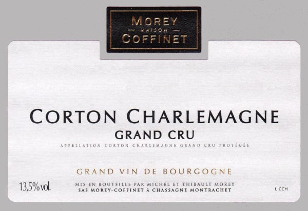 Rượu vang trằng Morey-Coffinet Corton Charlemagne Grand Cru 2015
