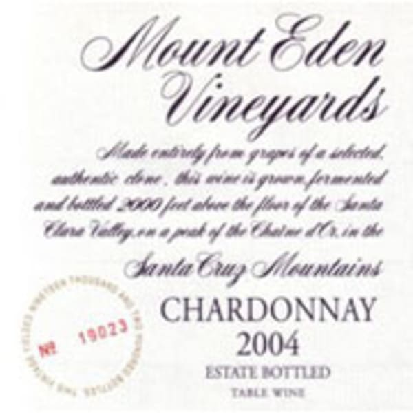 Rượu vang trằng Mount Eden Vineyards Estate Chardonnay (torn label) 2004