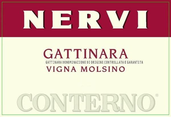 Rượu vang đỏ Nervi-Conterno Molsino Gattinara (chai Magnum 1,5 lít) 2018