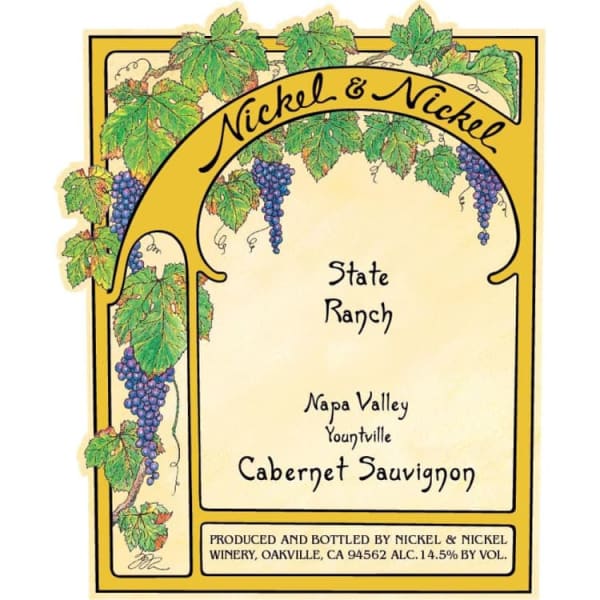 Rượu vang đỏ Nickel & Nickel State Ranch Cabernet Sauvignon (chai Magnum 1,5 lít) 2015