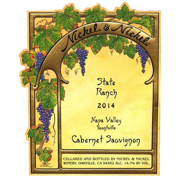 Rượu vang đỏ Nickel & Nickel State Ranch Cabernet Sauvignon (3 lít) 2014