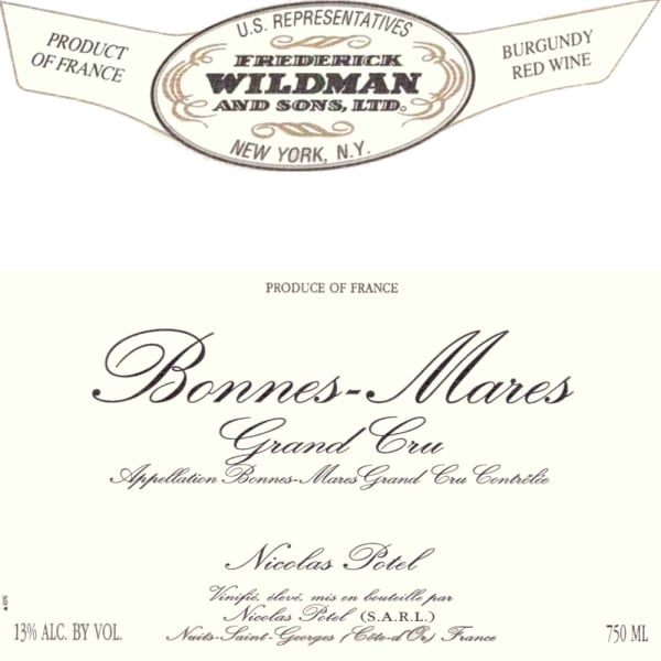 Rượu vang đỏ Nicolas Potel Bonnes Mares 2006