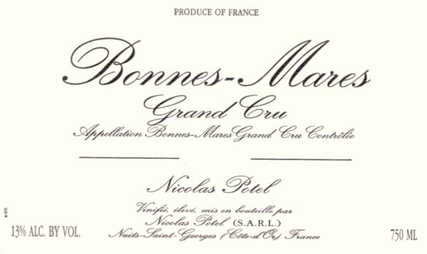 Rượu vang đỏ Nicolas Potel Bonnes-Mares Grand Cru 2002