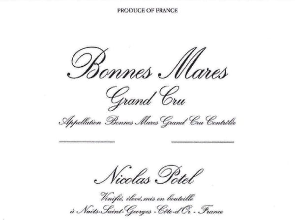 Rượu vang đỏ Nicolas Potel Bonnes Mares Grand Cru 2005