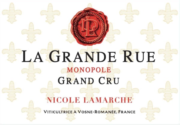 Rượu vang đỏ Nicole Lamarche La Grande Rue Monopole Grand Cru 2018