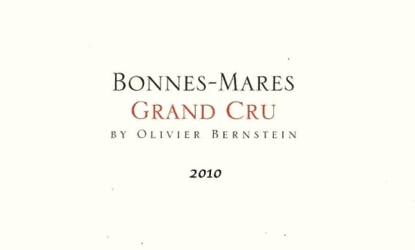 Rượu vang đỏ Olivier Bernstein Bonnes-Mares Grand Cru 2010
