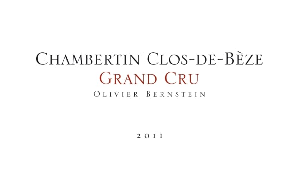 Rượu vang đỏ Olivier Bernstein Chambertin Clos de Beze Grand Cru 2011