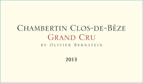 Rượu vang đỏ Olivier Bernstein Chambertin Clos de Beze Grand Cru 2013