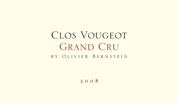 Rượu vang đỏ Olivier Bernstein Clos Vougeot Grand Cru 2008