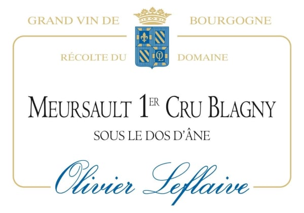 Rượu vang trằng Olivier Leflaive Meursault Blagny Sous le Dos d'Ane Premier Cru 2021