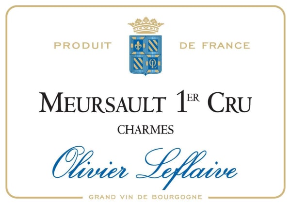Rượu vang trằng Olivier Leflaive Meursault Charmes Premier Cru 2012