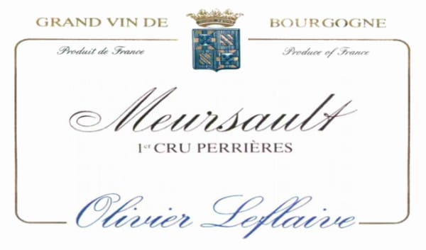 Rượu vang trằng Olivier Leflaive Meursault Perrieres Premier Cru 2011