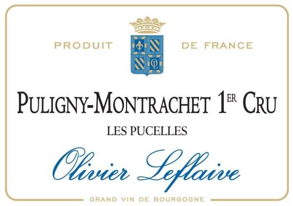 Rượu vang trằng Olivier Leflaive Puligny-Montrachet Pucelles Premier Cru 2012