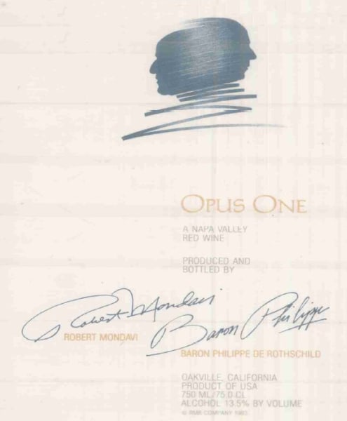 Rượu vang đỏ Opus One 2003