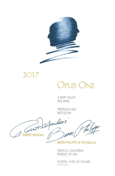 Rượu vang đỏ Opus One (chai 3 lít) 2017