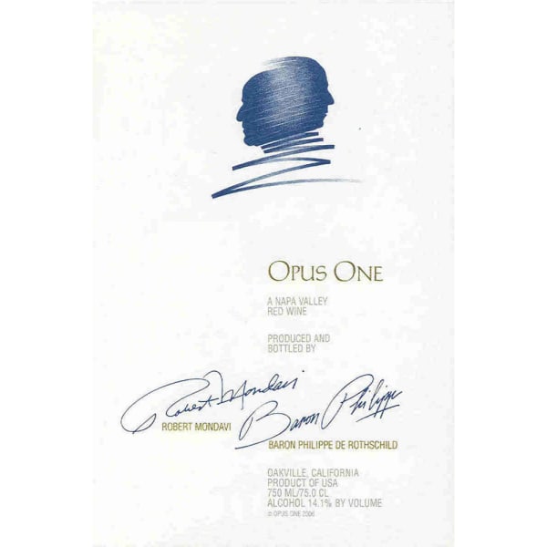 Rượu vang đỏ Opus One (scuffed label) 1988
