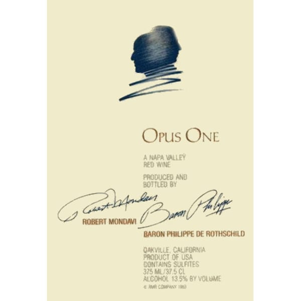 Rượu vang đỏ Opus One (scuffed label) 2001