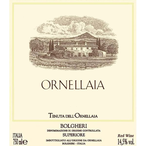 Rượu vang đỏ Ornellaia 1998