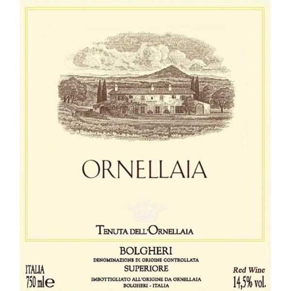 Rượu vang đỏ Ornellaia 1999