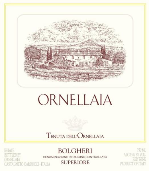 Rượu vang đỏ Ornellaia 2008