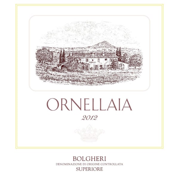 Rượu vang đỏ Ornellaia 2012