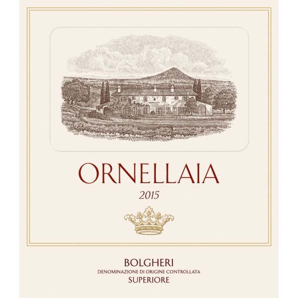 Rượu vang đỏ Ornellaia 2015