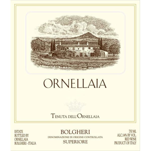 Rượu vang đỏ Ornellaia (chai 3 lít) 2006