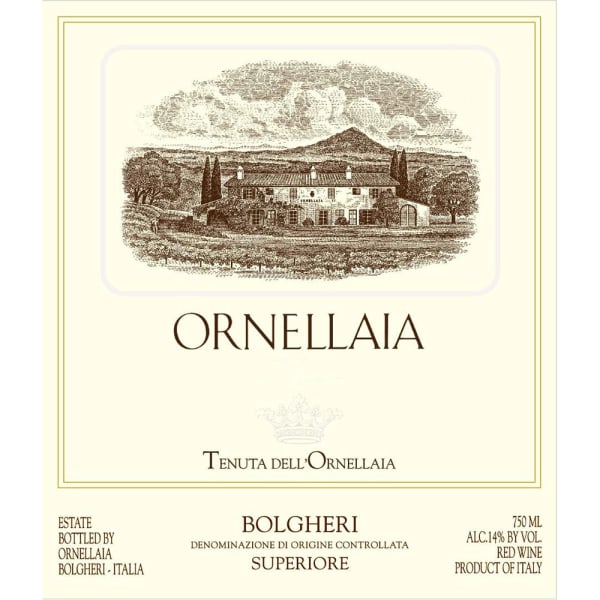 Rượu vang đỏ Ornellaia (chai 3 lít) 2014