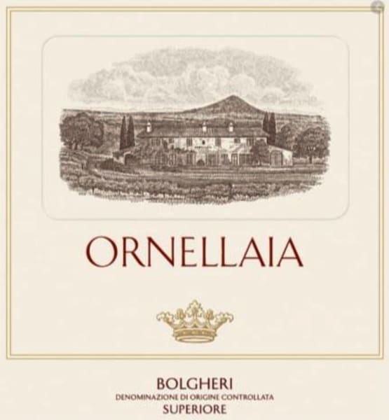 Rượu vang đỏ Ornellaia (chai 6 lít) 2018
