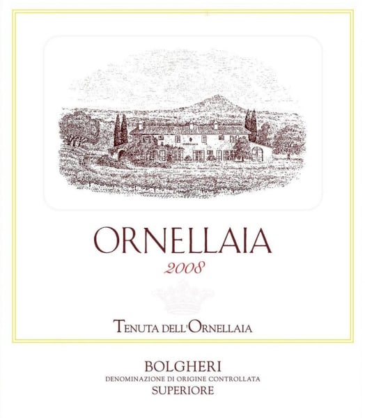 Rượu vang đỏ Ornellaia Bolgheri Superiore 2008
