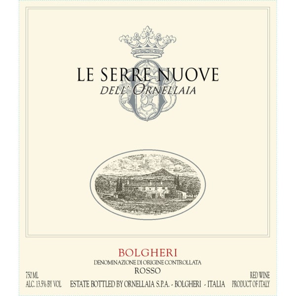 Rượu vang đỏ Ornellaia Le Serre Nuove (chai Magnum 1,5 lít) 2008