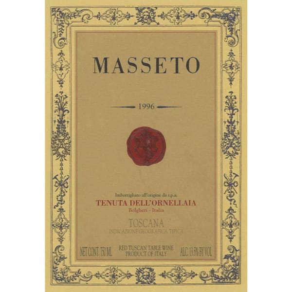 Rượu vang đỏ Ornellaia Masseto 1996