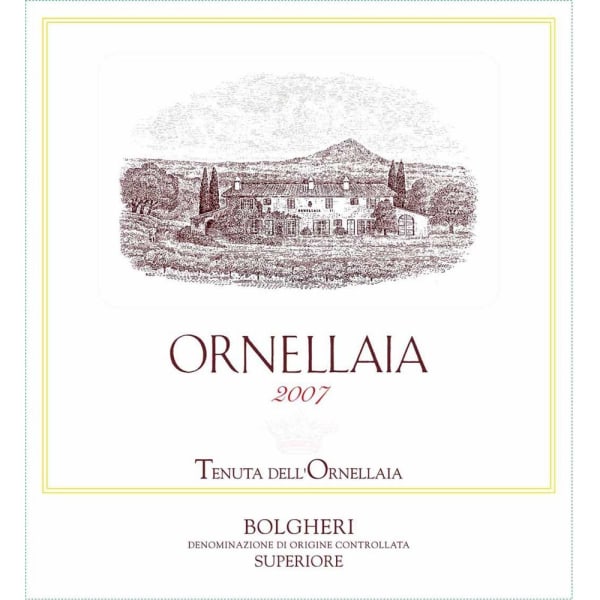 Rượu vang đỏ Ornellaia (slightly scuffed label) 2007