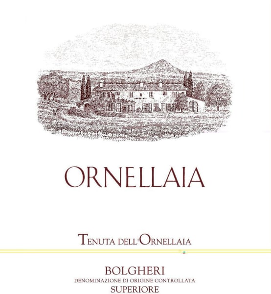 Rượu vang đỏ Ornellaia Tuscany Vertical Collection Superiore 2012