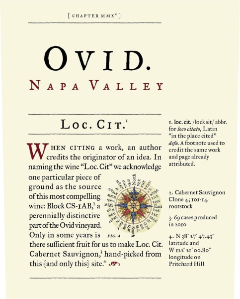 Rượu vang đỏ OVID Loc Cit Cabernet Sauvignon 2012