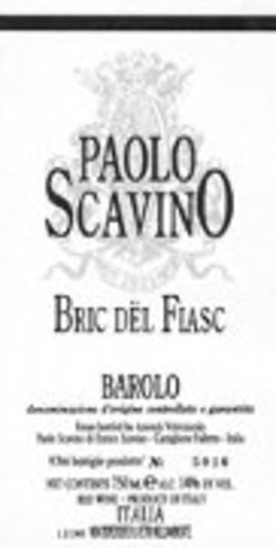 Rượu vang đỏ Paolo Scavino Barolo Bric del Fiasc (chai Magnum 1,5 lít) 2001