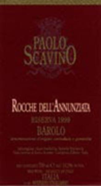Rượu vang đỏ Paolo Scavino Barolo Rocche dell'Annunziata Riserva (3.0L) 2001