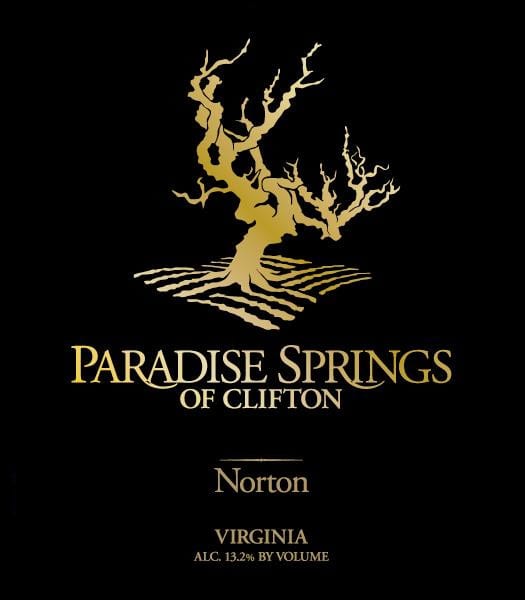 Rượu vang đỏ Paradise Springs Winery Norton 2012
