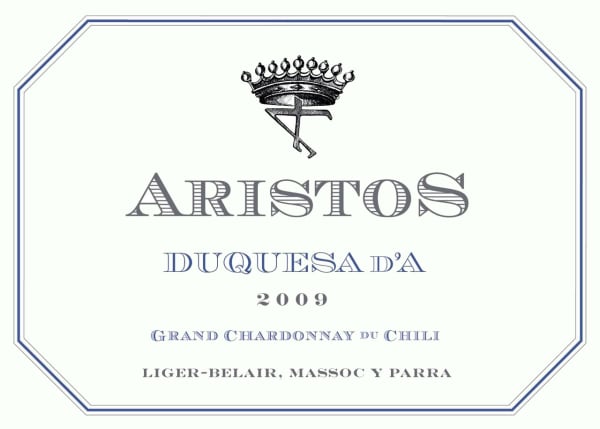 Rượu vang trằng Parra Family Wines Aristos Duquesa d'A Grand Chardonnay 2009