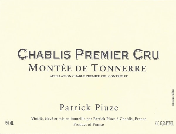 Rượu vang trằng Patrick Piuze Chablis Montee de Tonnerre Premier Cru 2018