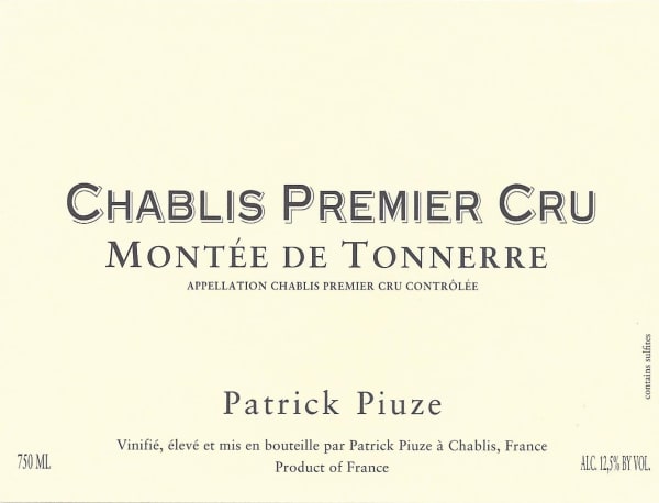 Rượu vang trằng Patrick Piuze Chablis Montee de Tonnerre Premier Cru 2019