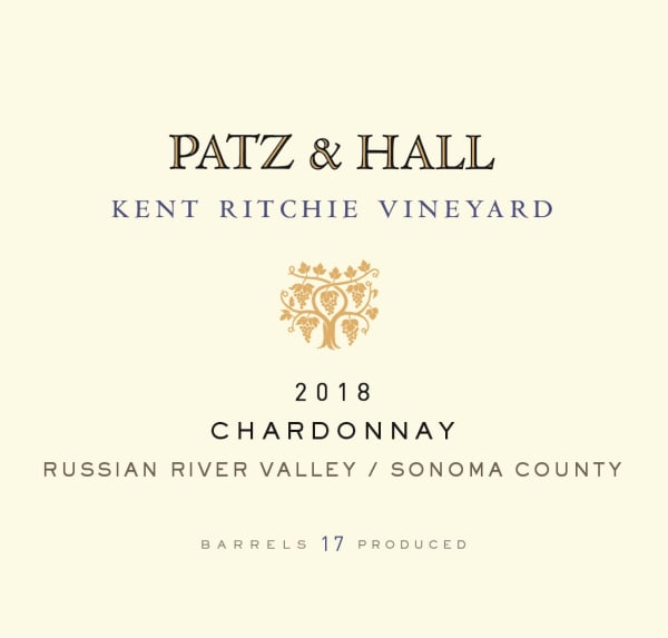 Rượu vang trằng Patz & Hall Kent Ritchie Vineyard Chardonnay 2018