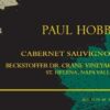 Rượu vang đỏ Paul Hobbs Beckstoffer Dr. Crane Vineyard Cabernet Sauvignon 2012